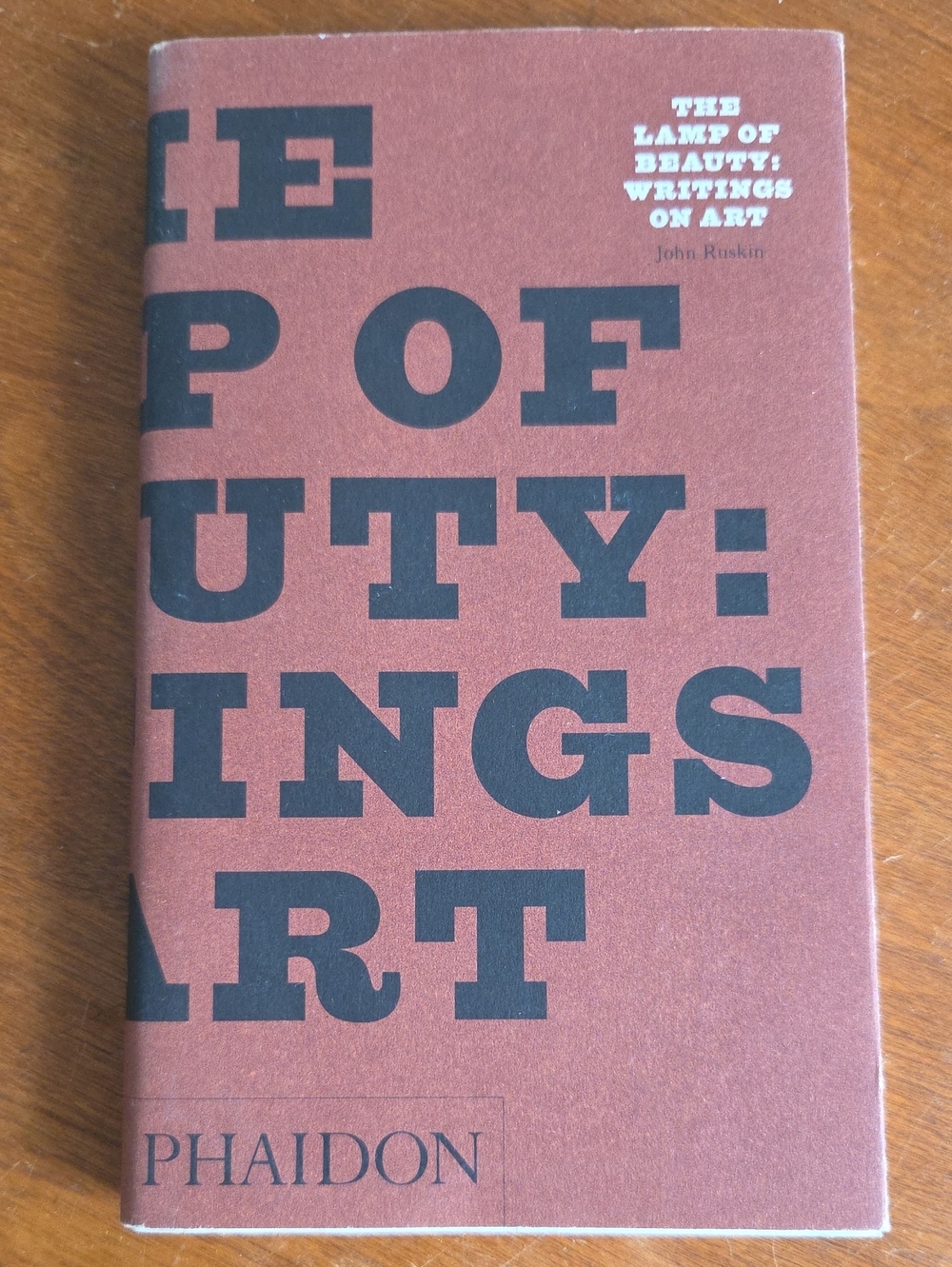 Phaidon 'The Lamp of Beauty Writings On Art' Book